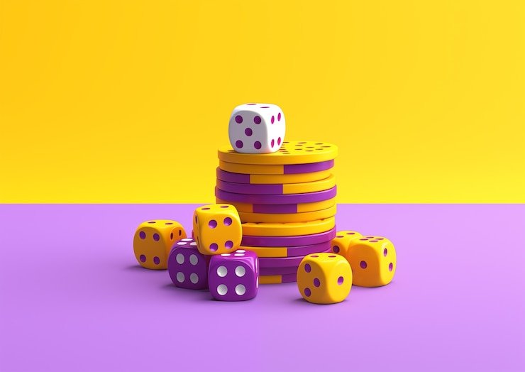 Dealer membagikan kartu di meja baccarat rajatoto 1